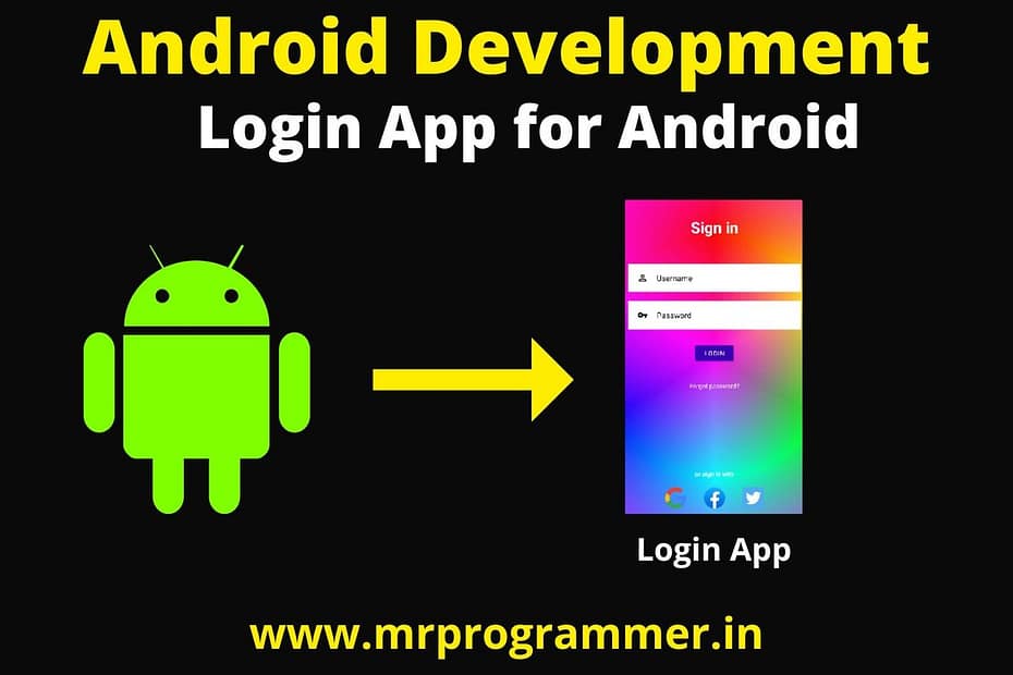 Login App In Android Development