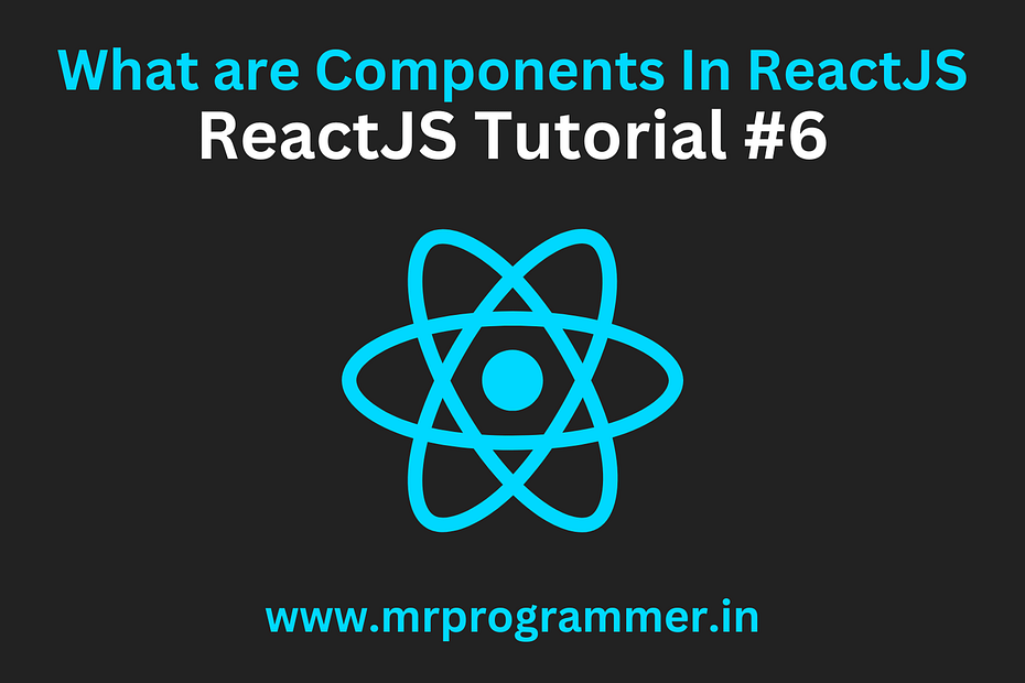 What are Components In ReactJS | ReactJS Tutorial #6