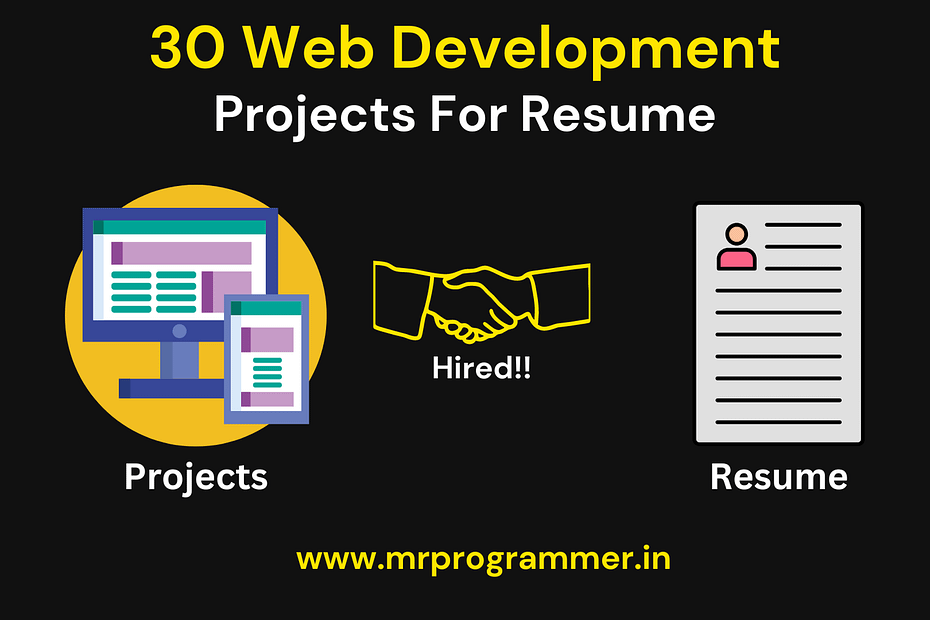 Web Development Projects For Resume